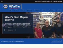 Tablet Screenshot of mullinsautosupply.com